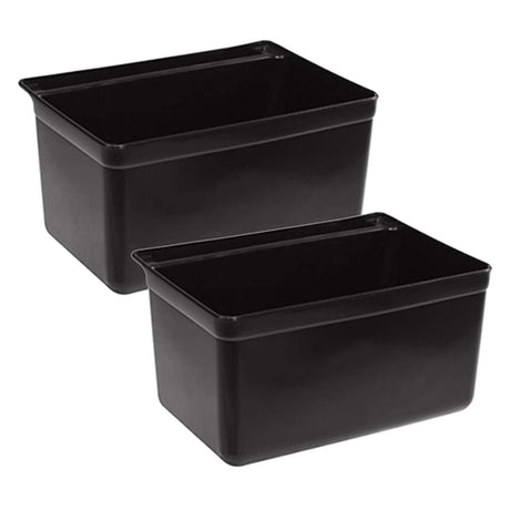 SOGA 2X Small Food Trolley Utility Cart Waste Storage Bin - Cafe Supply