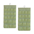SOGA 2X Green Double Sided Hanging Storage Bag Underwear Bra Socks Mesh Pocket Hanger Home Organiser - Cafe Supply