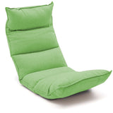 SOGA Foldable Tatami Floor Sofa Bed Meditation Lounge Chair Recliner Lazy Couch Green - Cafe Supply