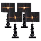 SOGA 4X 55cm Black Table Lamp with Dark Shade LED Desk Lamp - Cafe Supply