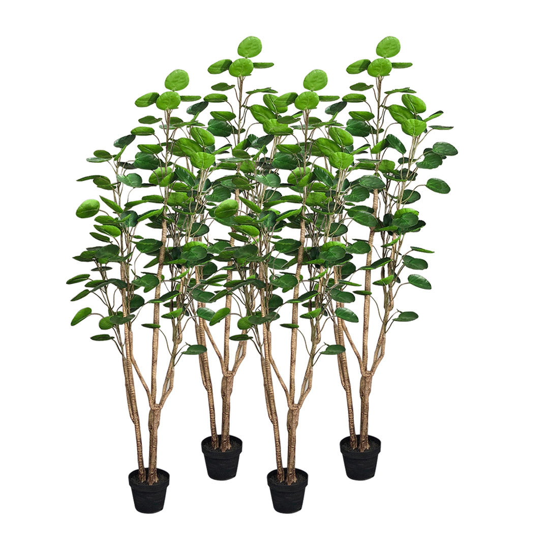 SOGA 4X 180cm Green Artificial Indoor Pocket Money Tree Fake Plant Simulation Decorative - Cafe Supply