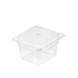 SOGA 100mm Clear Gastronorm GN Pan 1/6 Food Tray Storage - Cafe Supply