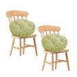 SOGA 2X Green Round Cushion Soft Leaning Plush Backrest Throw Seat Pillow Home Office Decor - Cafe Supply