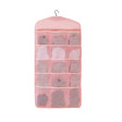 SOGA Pink Double Sided Hanging Storage Bag Underwear Bra Socks Mesh Pocket Hanger Home Organiser - Cafe Supply