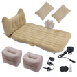 SOGA Beige Honeycomb Inflatable Car Mattress Portable Camping Air Bed Travel Sleeping Kit Essentials - Cafe Supply