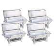 SOGA 4X Stainless Steel Chafing Single Tray Catering Dish Food Warmer - Cafe Supply