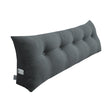 SOGA 180cm Dark Grey Triangular Wedge Bed Pillow Headboard Backrest Bedside Tatami Cushion Home Decor - Cafe Supply