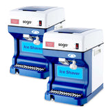 SOGA 2X Ice Shaver Commercial Electric Stainless Steel Ice Crusher Slicer Machine 120KG/h - Cafe Supply