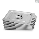 SOGA 6X Gastronorm GN Pan Lid Full Size 1/2 Stainless Steel Tray Top Cover - Cafe Supply