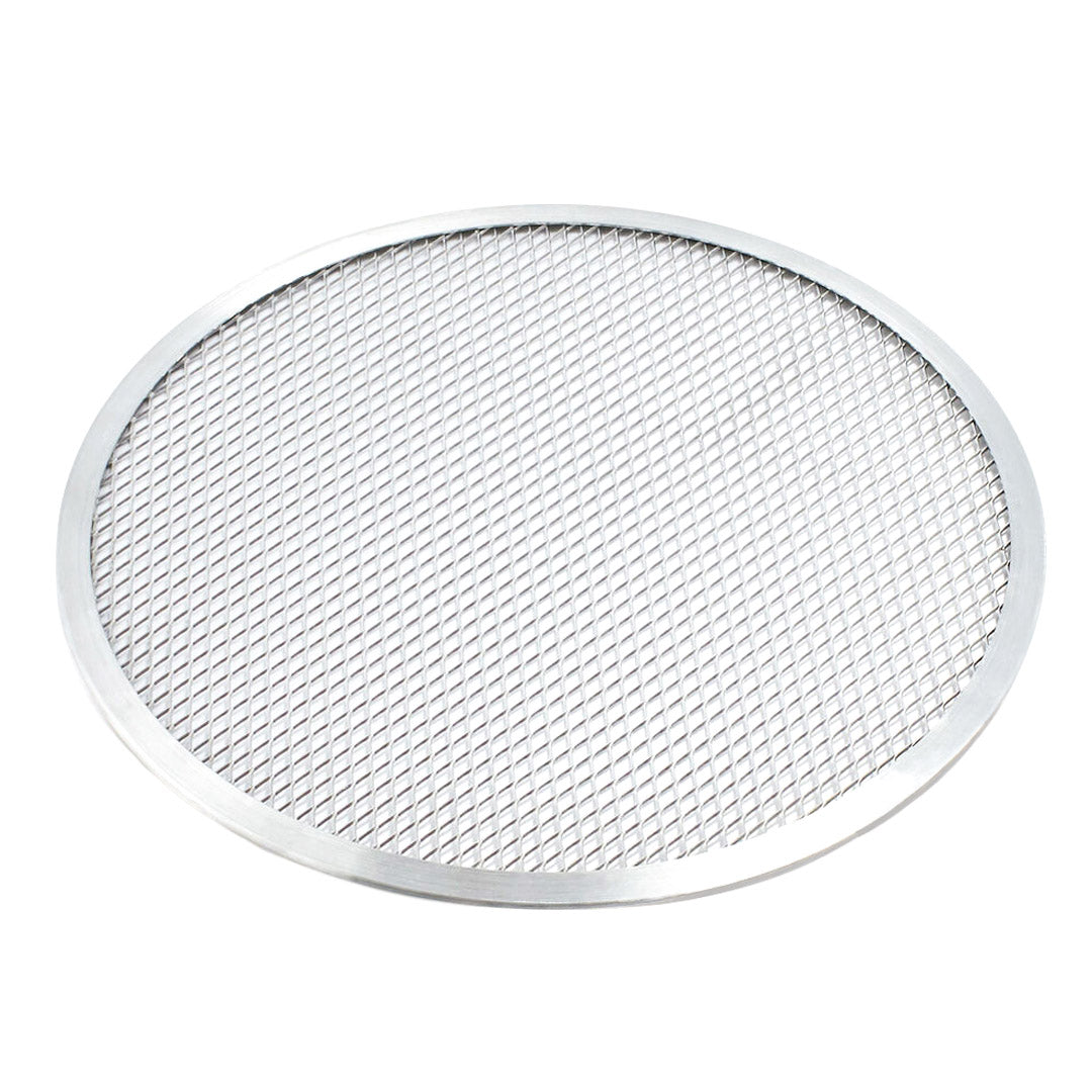 SOGA 12-inch Round Seamless Aluminium Nonstick Commercial Grade Pizza Screen Baking Pan - Cafe Supply