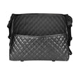 SOGA Black Leather Car Storage Portable Hanging Organizer Backseat Multi-Purpose Interior Accessories Bag - Cafe Supply