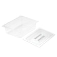 SOGA 150mm Clear Gastronorm GN Pan 1/2 Food Tray Storage with Lid - Cafe Supply
