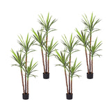 SOGA 4X 150cm Artificial Natural Green Dracaena Yucca Tree Fake Tropical Indoor Plant Home Office Decor - Cafe Supply