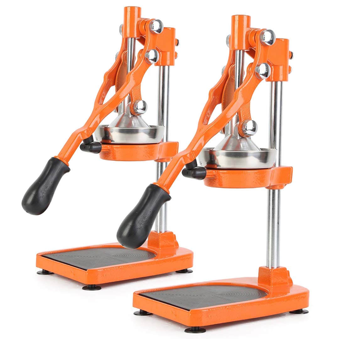 SOGA 2X Commercial Stainless Steel Manual Juicer Hand Press Juice Extractor Squeezer Orange - Cafe Supply