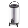 SOGA 8L Portable Insulated Cold/Heat Coffee Tea Beer Barrel Brew Pot With Dispenser - Cafe Supply