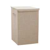 SOGA Beige Large Collapsible Laundry Hamper Storage Box Foldable Canvas Basket Home Organiser Decor - Cafe Supply