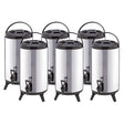 SOGA 6X 14L Portable Insulated Cold/Heat Coffee Tea Beer Barrel Brew Pot With Dispenser - Cafe Supply