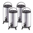 SOGA 4X 16L Portable Insulated Cold/Heat Coffee Tea Beer Barrel Brew Pot With Dispenser - Cafe Supply