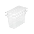 SOGA 200mm Clear Gastronorm GN Pan 1/3 Food Tray Storage Bundle of 2 - Cafe Supply