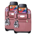 SOGA 2X PVC Leather Car Back Seat Storage Bag Multi-Pocket Organizer Backseat and iPad Mini Holder Coffee - Cafe Supply