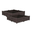 SOGA 2X 80cm Raised Planter Box Vegetable Herb Flower Outdoor Plastic Plants Garden Bed - Cafe Supply