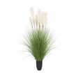 SOGA 137cm Green Artificial Indoor Potted Bulrush Grass Tree Fake Plant Simulation Decorative - Cafe Supply