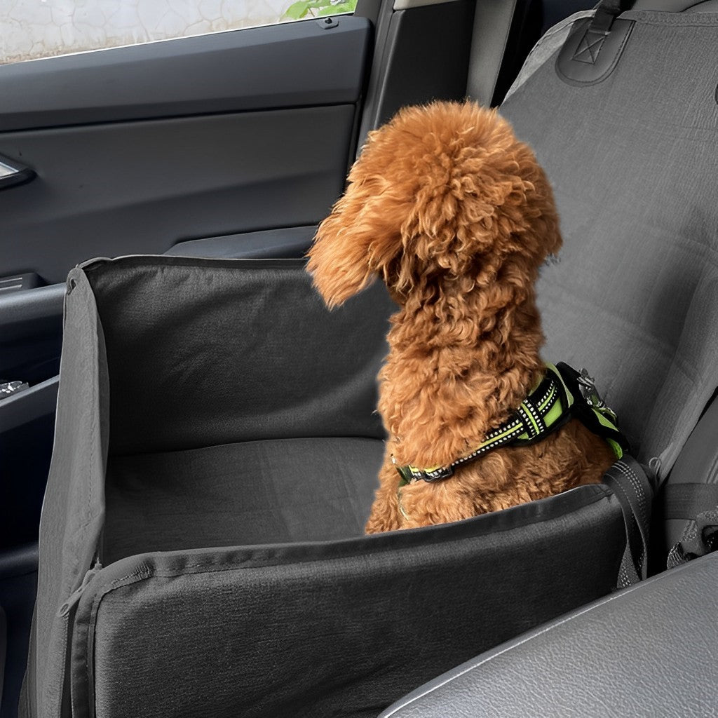 SOGA 2X Black Car Pet Sitting Bag Breathable Safety Travel Portable Carrier Pouch Travel Essentials - Cafe Supply