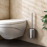SOGA 27cm Wall-Mounted Toilet Brush with Holder Bathroom Cleaning Scrub Dark Grey - Cafe Supply