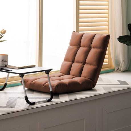 SOGA 2X Coffee Lounge Floor Recliner Adjustable Gaming Sofa Bed Foldable Indoor Outdoor Backrest Seat Home Office Decor - Cafe Supply