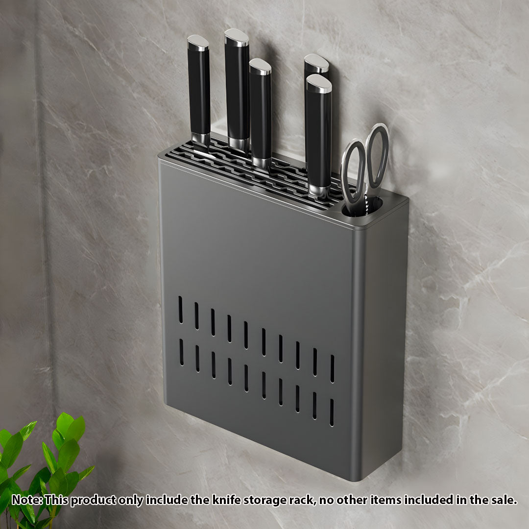 SOGA 2X  Wall Mounted Kitchen Knife Storage Rack Space-Saving Organiser - Cafe Supply