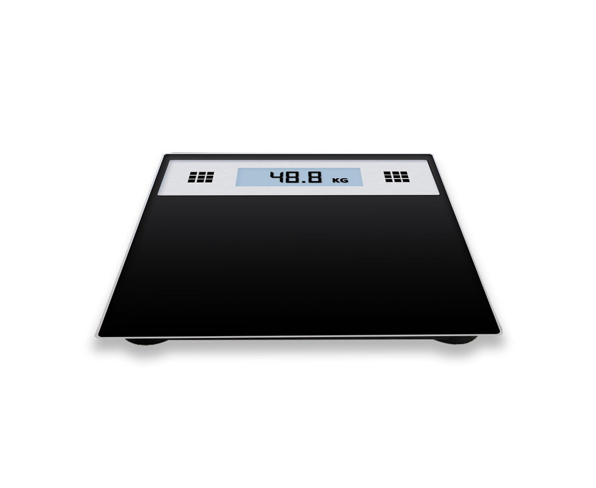 SOGA 2X 180kg Electronic Talking Scale Weight Fitness Glass Bathroom Scale LCD Display Stainless - Cafe Supply
