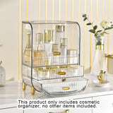 SOGA 2X 3 Tier Transparent Multifunctional Countertop Cosmetic Storage Makeup Perfume Skincare Display Stand Shelf Drawer Type Organiser - Cafe Supply