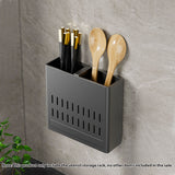 SOGA Wall Mounted Kitchen Utensil Storage Rack Spoon Fork Chopstick Space-Saving Organiser - Cafe Supply