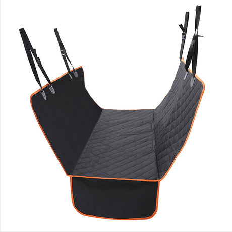 SOGA 2X 600D Oxford Cloth Waterproof Dog Car Cover Back Seat Protector Hammock Pet Mat Black - Cafe Supply