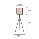 SOGA 2X 70cm Tripod Flower Pot Plant Stand with Pink Flowerpot Holder Rack Indoor Display - Cafe Supply