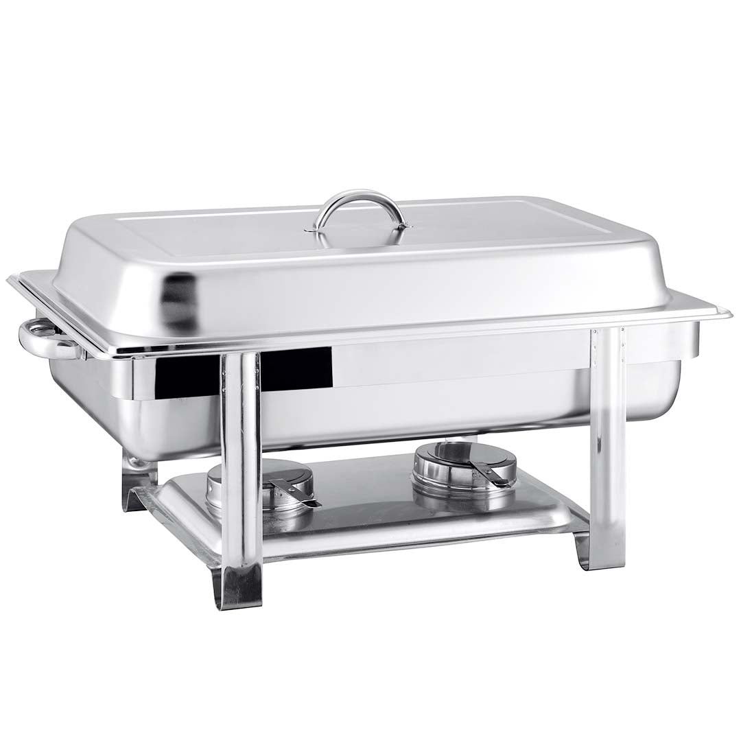 SOGA 4X Stainless Steel Chafing Double Tray Catering Dish Food Warmer - Cafe Supply