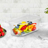 SOGA 100mm Clear Gastronorm GN Pan 1/3 Food Tray Storage Bundle of 6 - Cafe Supply