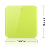 SOGA 2X 180kg Digital Fitness Weight Bathroom Gym Body Glass LCD Electronic Scales White/Green - Cafe Supply