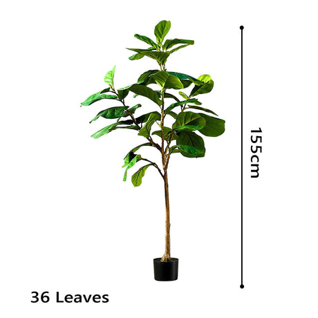 SOGA 2X 155cm Green Artificial Indoor Qin Yerong Tree Fake Plant Simulation Decorative - Cafe Supply