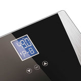 SOGA Wireless Digital Body Fat LCD Bathroom Weighing Scale Electronic Weight Tracker Black - Cafe Supply