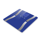 SOGA 2X Glass LCD Digital Body Fat Scale Bathroom Electronic Gym Water Weighing Scales Blue/Pink - Cafe Supply