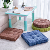 SOGA 2X Blue Square Cushion Soft Leaning Plush Backrest Throw Seat Pillow Home Office Decor - Cafe Supply