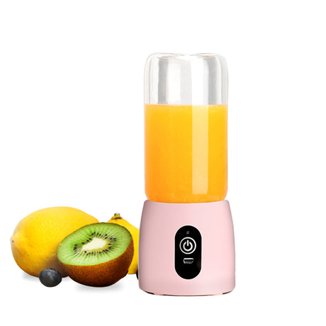 SOGA 2X Portable Mini USB Rechargeable Handheld Juice Extractor Fruit Mixer Juicer Pink - Cafe Supply