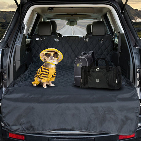 SOGA 2X Premium Car Trunk Pet Mat Boot Cargo Liner Waterproof Seat Cover Protector Hammock Non-Slip Pet Travel Essentials - Cafe Supply