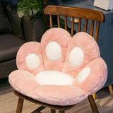 SOGA 2X 70cm  Pink Paw Shape Cushion Warm Lazy Sofa Decorative Pillow Backseat Plush Mat Home Decor - Cafe Supply
