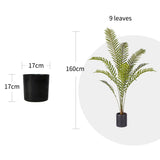 SOGA 160cm Green Artificial Indoor Rogue Areca Palm Tree Fake Tropical Plant Home Office Decor - Cafe Supply