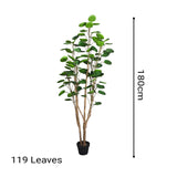 SOGA 2X 180cm Green Artificial Indoor Pocket Money Tree Fake Plant Simulation Decorative - Cafe Supply