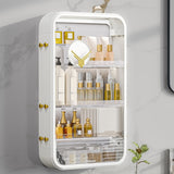 SOGA White Multi Tier Cosmetic Storage Rack Bathroom Vanity Tray Display Stand Organiser - Cafe Supply
