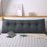 SOGA 2X 180cm Dark Grey Triangular Wedge Bed Pillow Headboard Backrest Bedside Tatami Cushion Home Decor - Cafe Supply