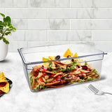 SOGA 200mm Clear Gastronorm GN Pan 1/1 Food Tray Storage Bundle of 6 - Cafe Supply